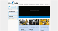 Desktop Screenshot of elektroeisele.de
